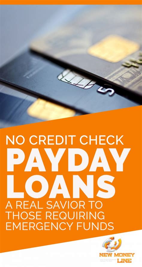 No Credit Check Emergency Loans